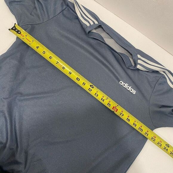 Adidas Climalite Men’s T-Shirt Size Large | Blue Athletic Workout Tee - Picture 6 of 6